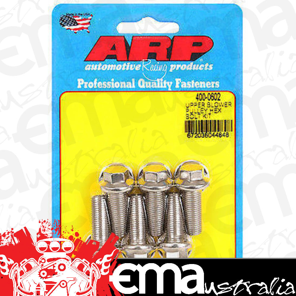 ARP 400-0602 Upper Blower Pulley SS Hex Bolt Kit