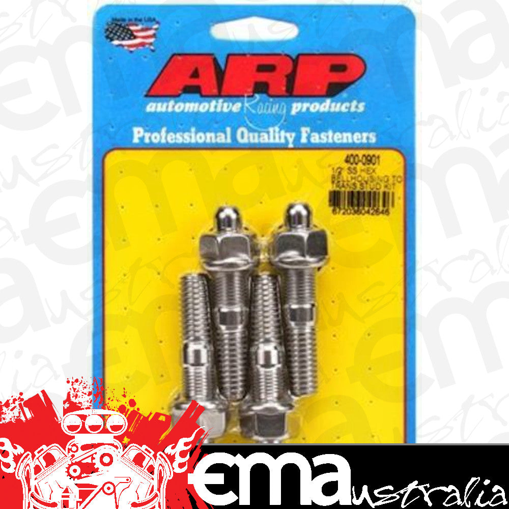 ARP 400-0901 1/2" SS Hex Bellhousing to Trans Stud Kit