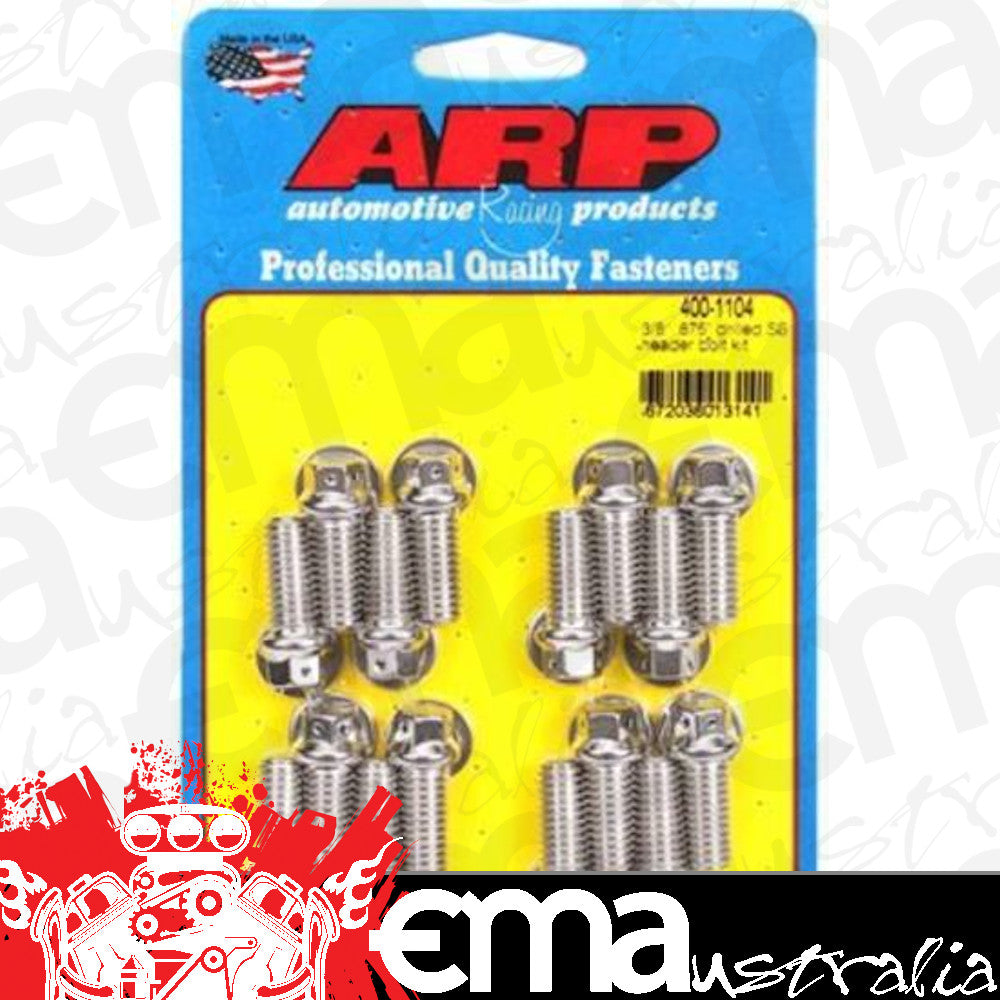 ARP 400-1104 3/8 X .875 Drilled SS Header Bolt Kit