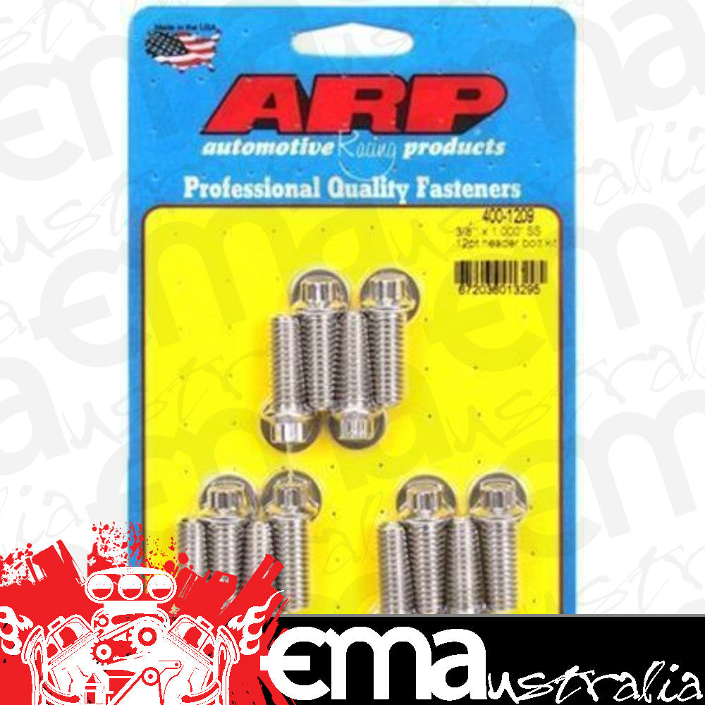 ARP Fasteners ARP400-1209 400-1209 3/8 X 1.000 SS 12PT Header Bolt Kit