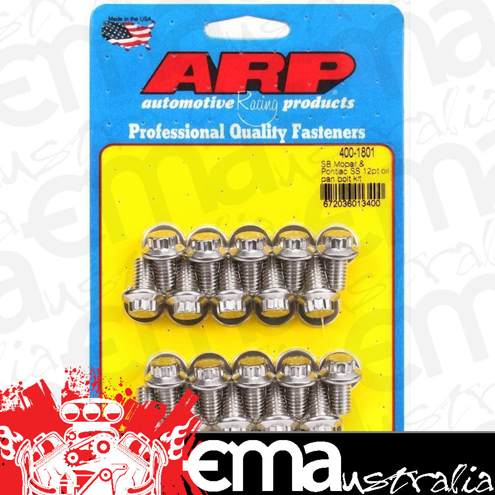 ARP 400-1801 SB Mopar & Pontiac SS 12PT Oil Pan Bolt Kit