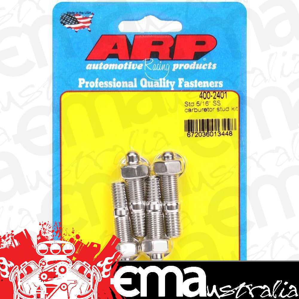 ARP 400-2401 Standard 5/16" SS Carburetor Stud Kit