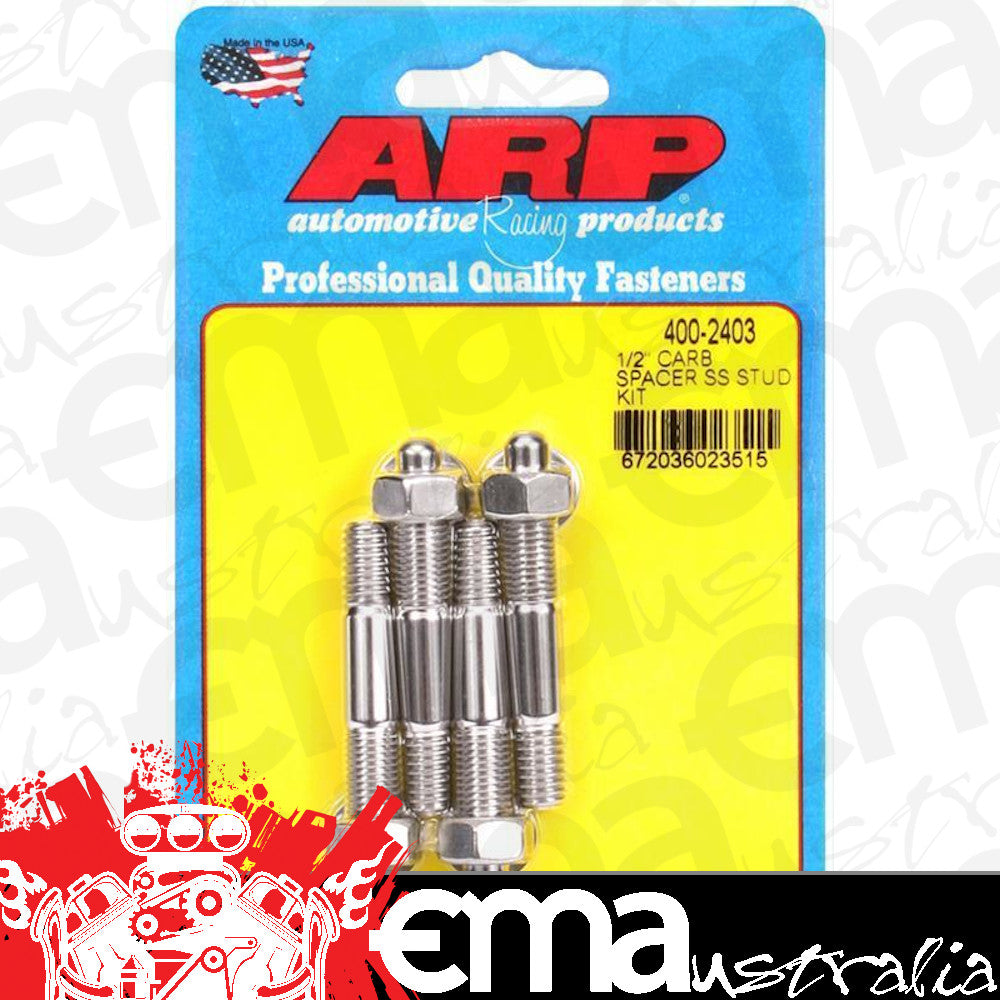 ARP Fasteners ARP400-2403 400-2403 1/2" Spacer SS Carburetor Stud Kit