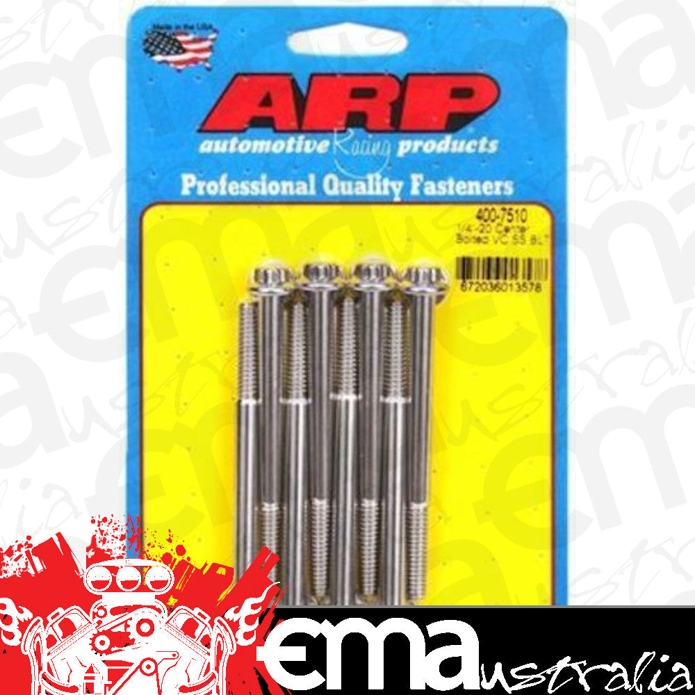 ARP 400-7510 SS 1/4-20 Center Bolted Valve Cover Bolt Kit