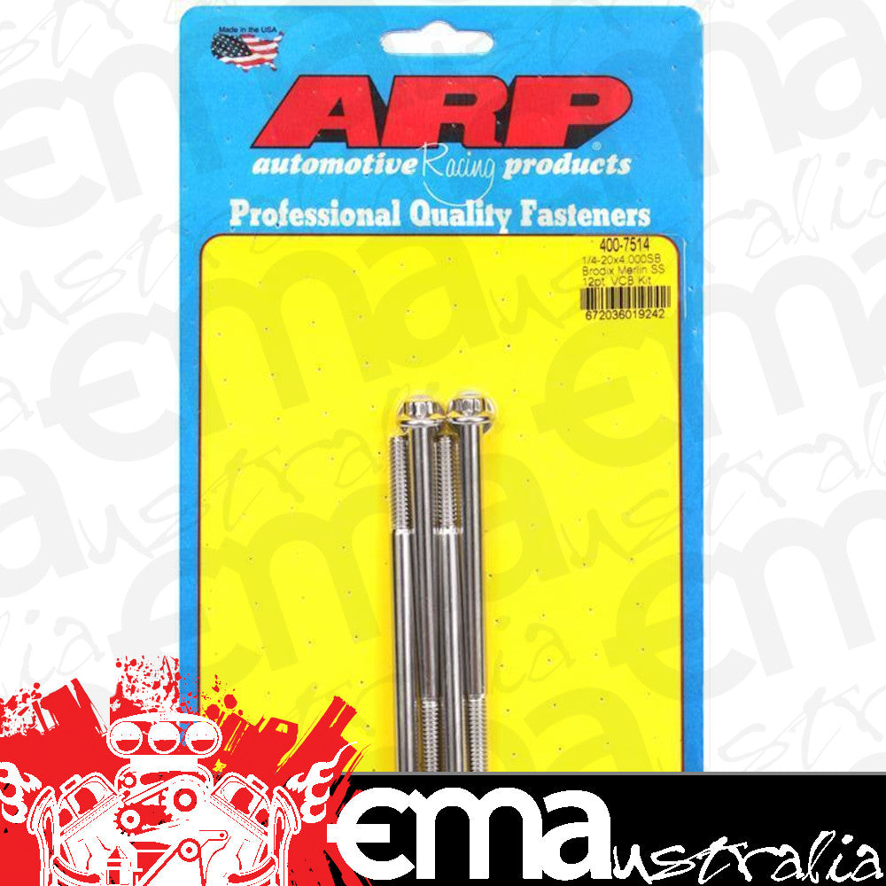 ARP 400-7514 Merlin Block Brodix Head SB 12PT Valve Cover Bolt Kit