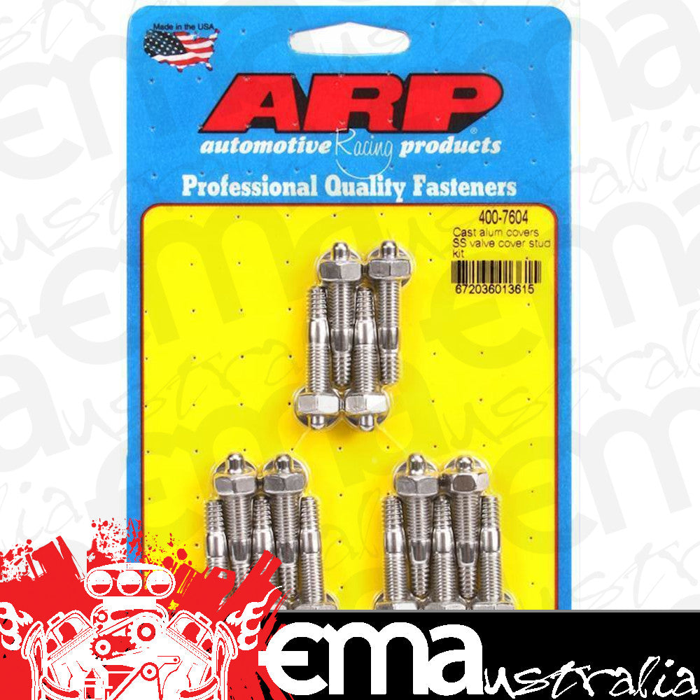 ARP 400-7604 Cast Alum Covers SS Valve Cover Stud Kit