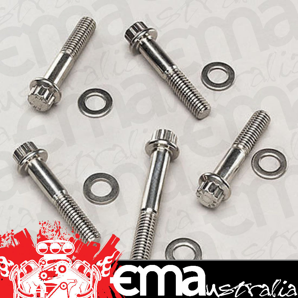 Chev Small Block Gen I 262-400 C.I.D, Chev Big Block Mark IV, Gen V, VI (LONG WATER PUMP) 430-3201 Chevy SS 12PT Bolt Kit ARP Fasteners ARP430-3201