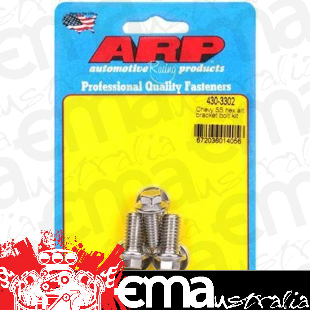 ARP 430-3302 Chevy SS Hex Alternator Bracket Bolt Kit