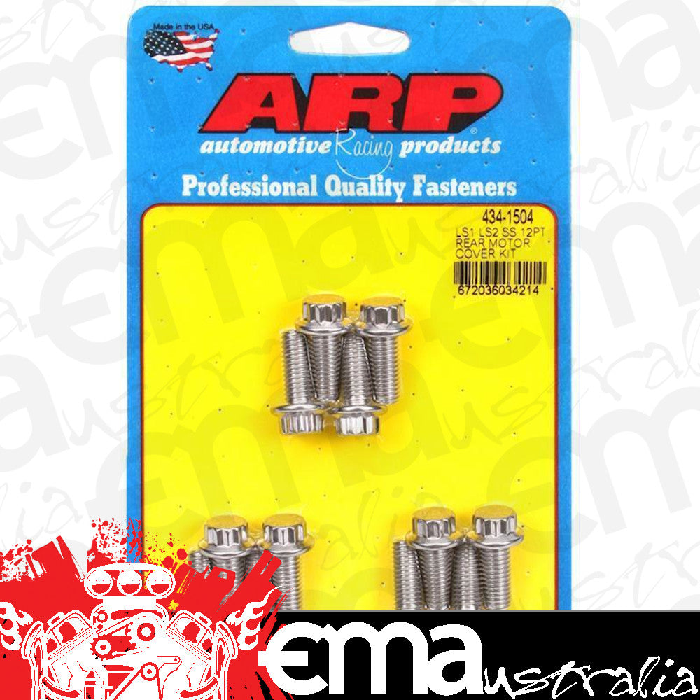 ARP 434-1504 LS1 LS2 SS 12PT Rear Motor Cover Bolt Kit