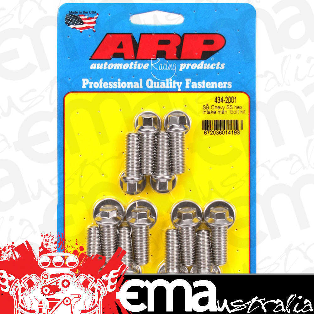 ARP 434-2001 SB Chevy SS Hex Intake Manifold Bolt Kit