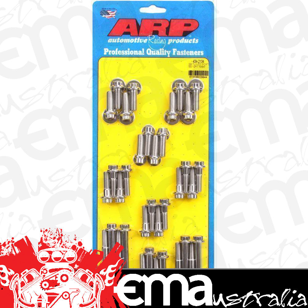 ARP 434-2104 SB Tuned Port Complete SS 12PT Intake Manifold Bolt Kit