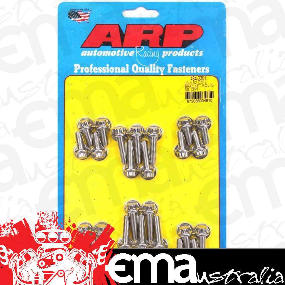 ARP 434-2301 LS1 LS2 SS 12PT Coil Bracket Bolt Kit