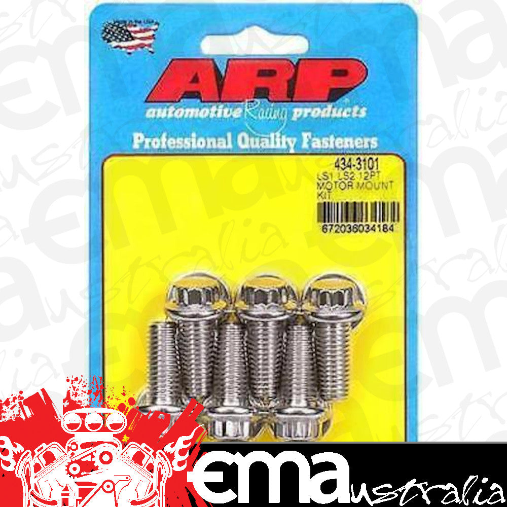 ARP 434-3101 LS1 LS2 SS 12PT Motor Mount Bolt Kit