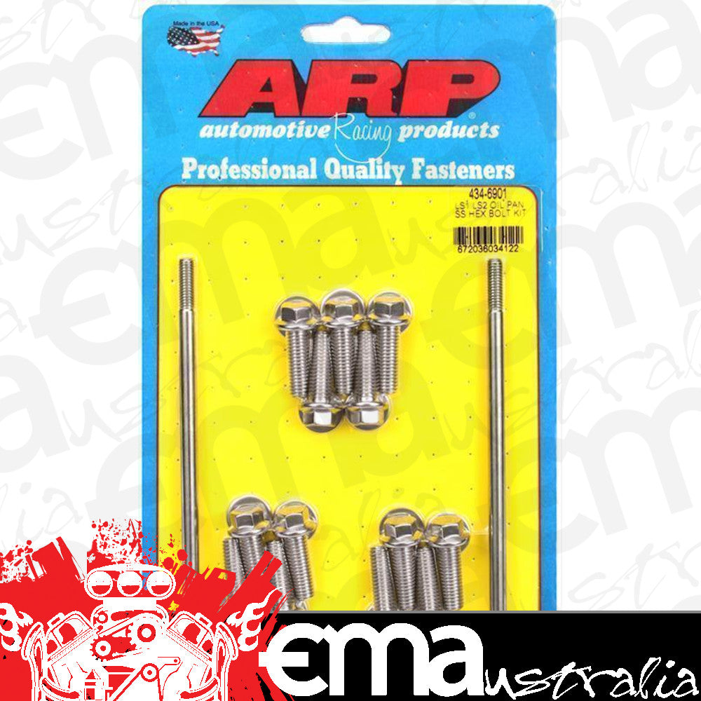 ARP 434-6901 LS1 LS2 SS Hex Oil Pan Bolt Kit