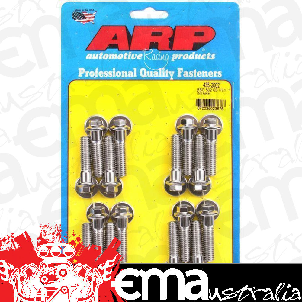Chev big block Gen VI 502 C.I.D. V8 435-2002 BB Chevy SS Hex Intake Manifold Bolt Kit ARP Fasteners ARP435-2002