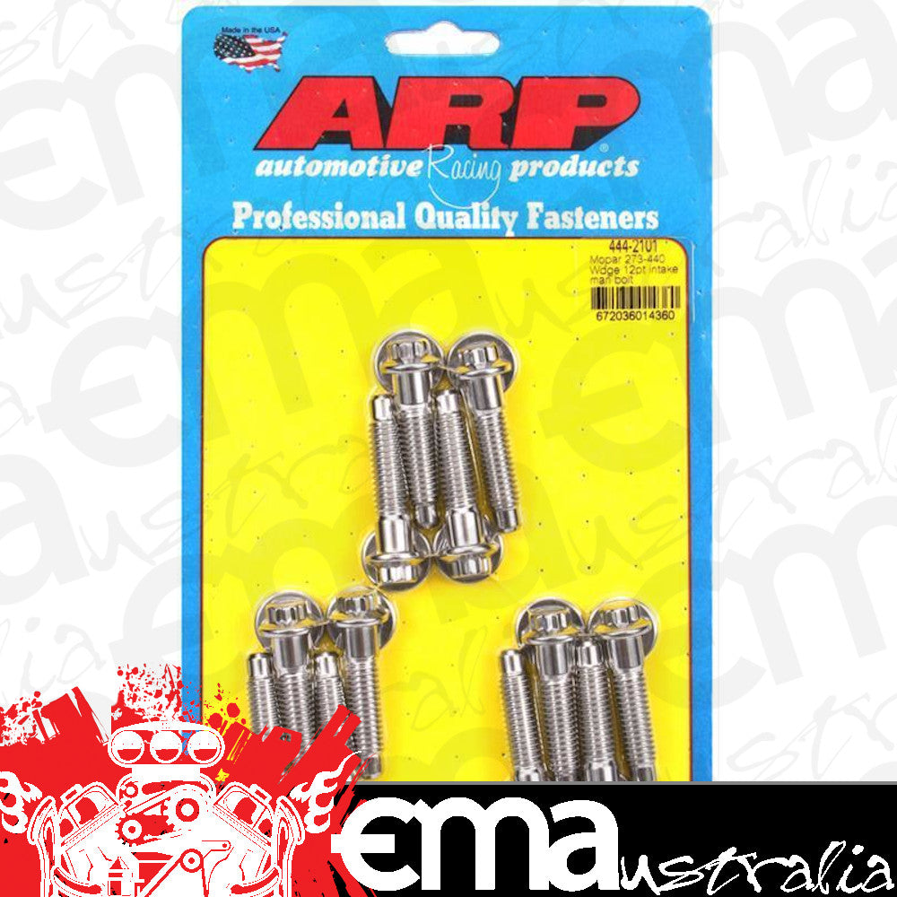 ARP 444-2101 Mopar 273-440 Wedge 12PT Intake Manifold Bolt Kit