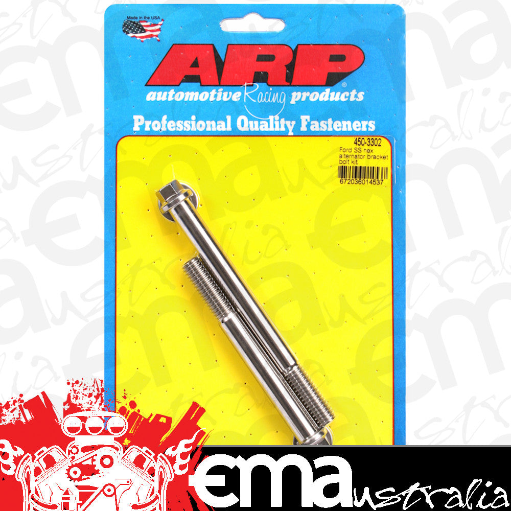 ARP Fasteners ARP450-3302 450-3302 Ford SS Hex Alternator Bracket Bolt Kit