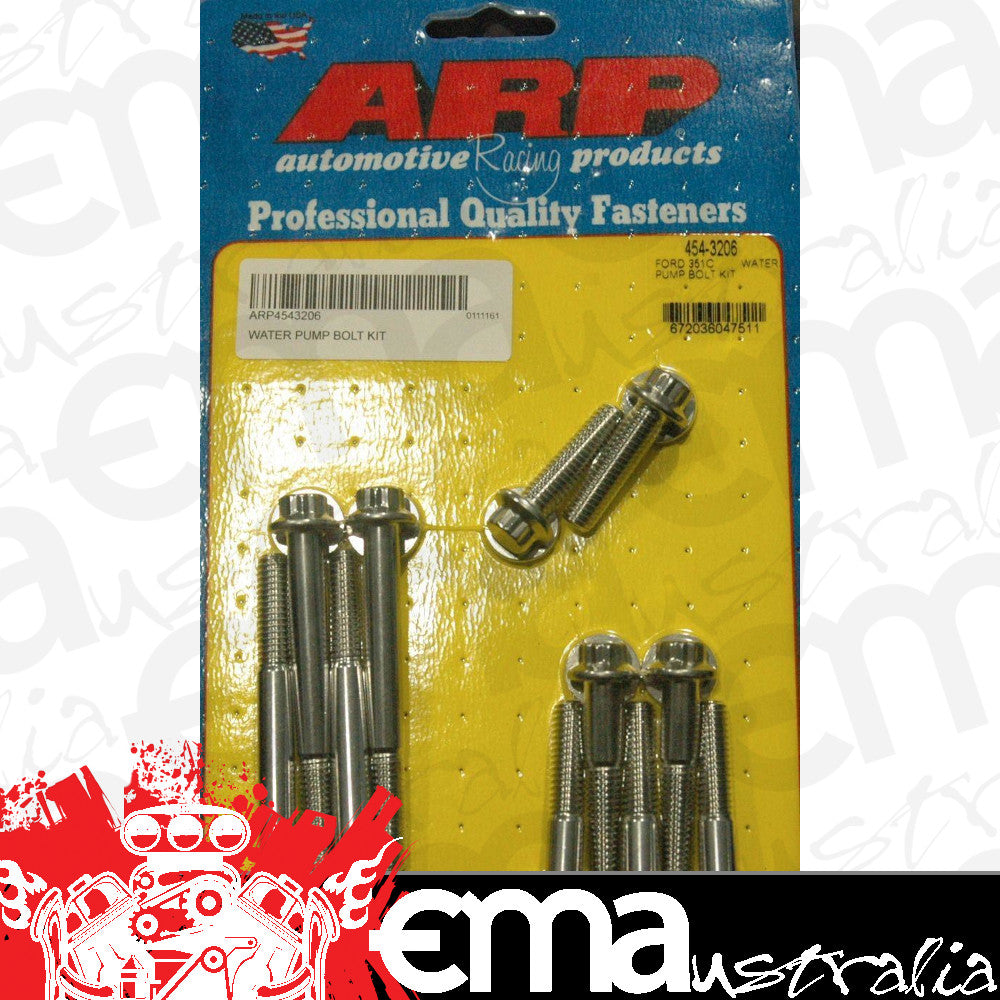 ARP 454-3206 Ford 351C SS Hex Water Pump Bolt Kit