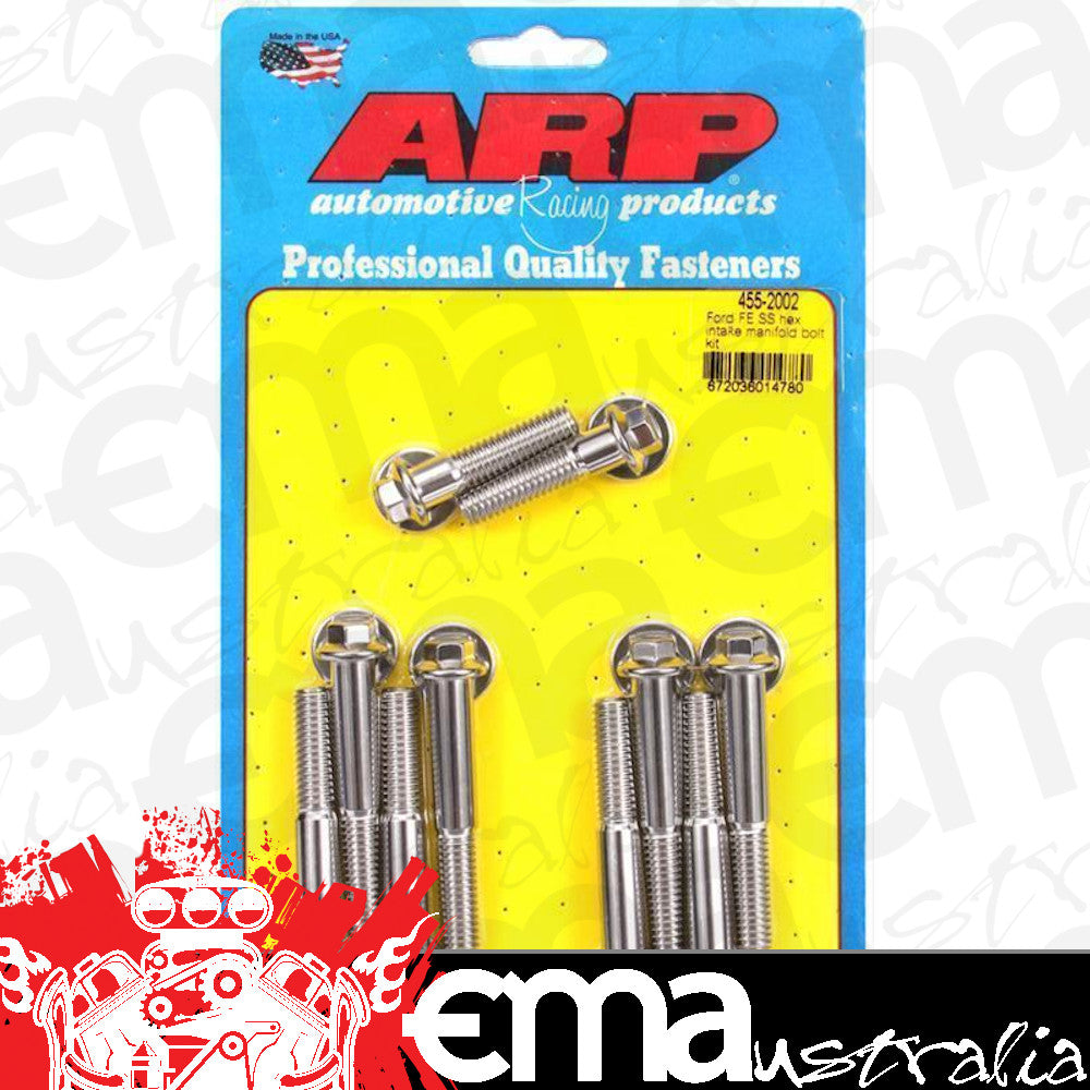 ARP 455-2002 Ford Fe SS Hex Intake Manifold Bolt Kit