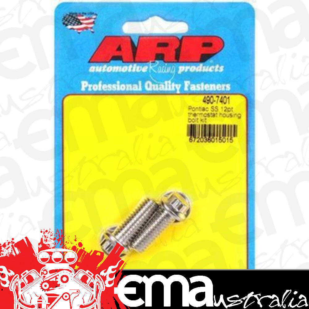 ARP 490-7401 Pontiac SS 12PT Thermostat Housing Bolt Kit