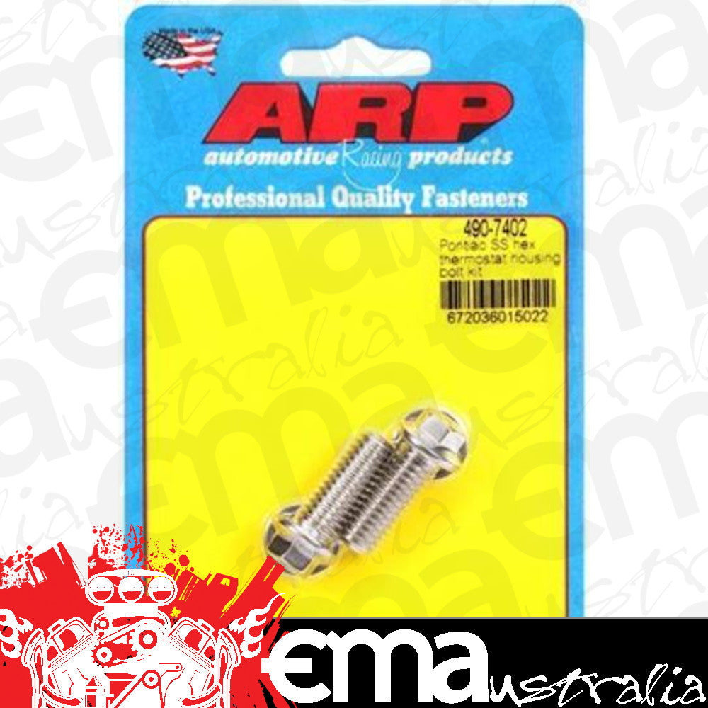 ARP Fasteners ARP490-7402 490-7402 Pontiac SS Hex Thermostat Housing Bolt Kit
