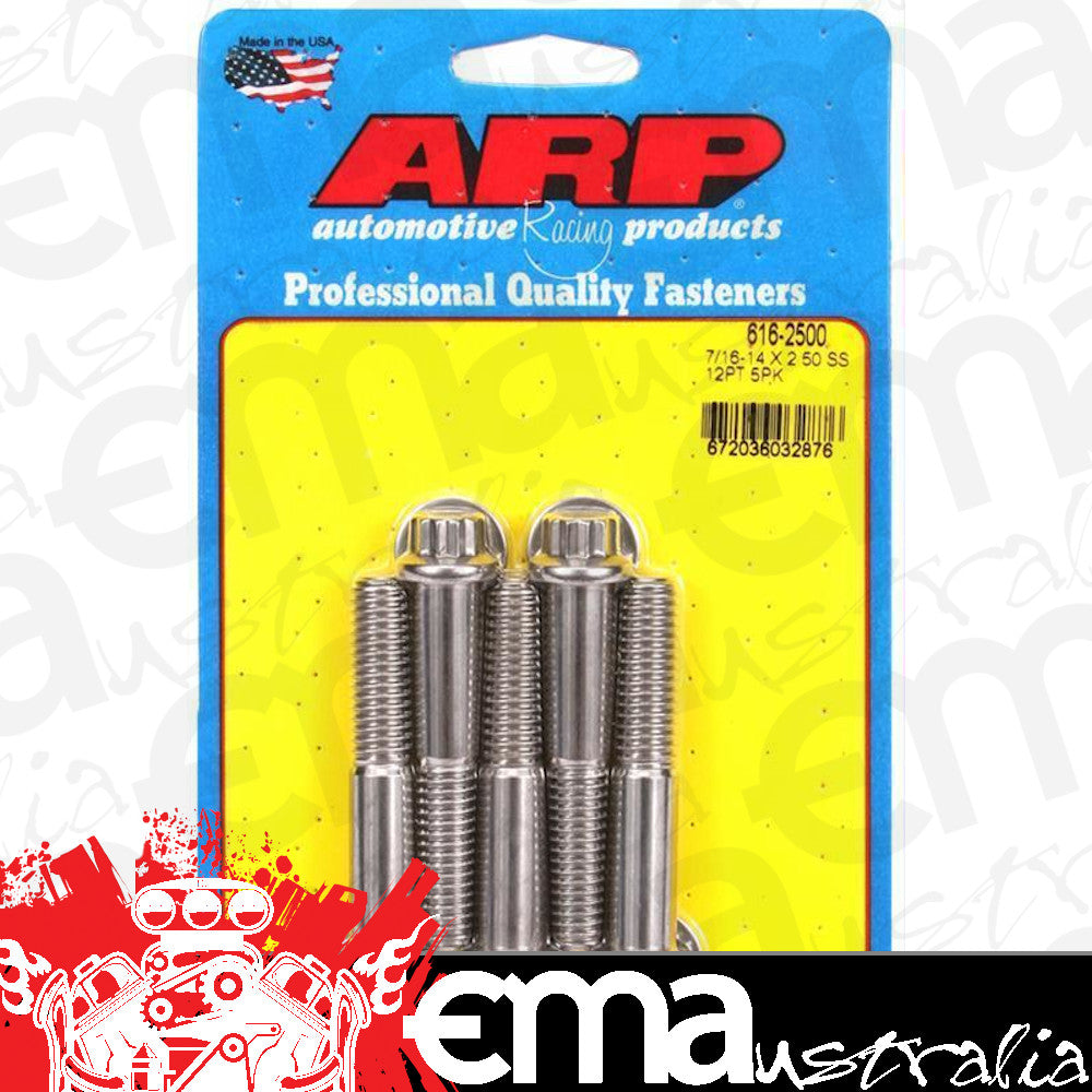ARP Fasteners ARP616-2750 616-2750 7/16-14 X 2.750 12PT SS Bolts