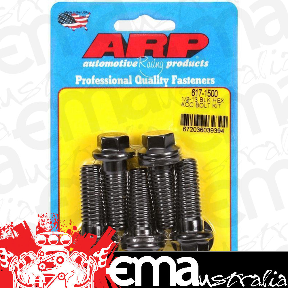 ARP 617-1500 1/2-13 X 1.500 Hex Black Oxide Bolts