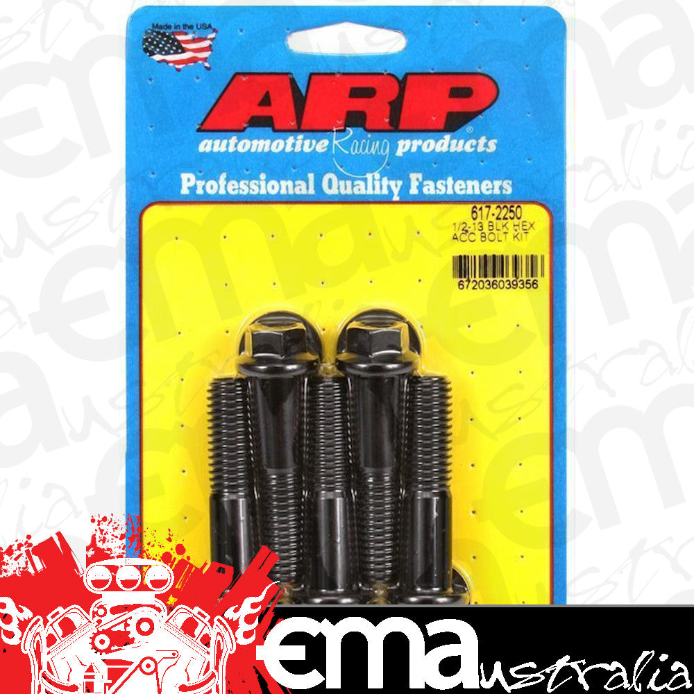 ARP 617-2250 1/2-13 X 2.250 Hex Black Oxide Bolts