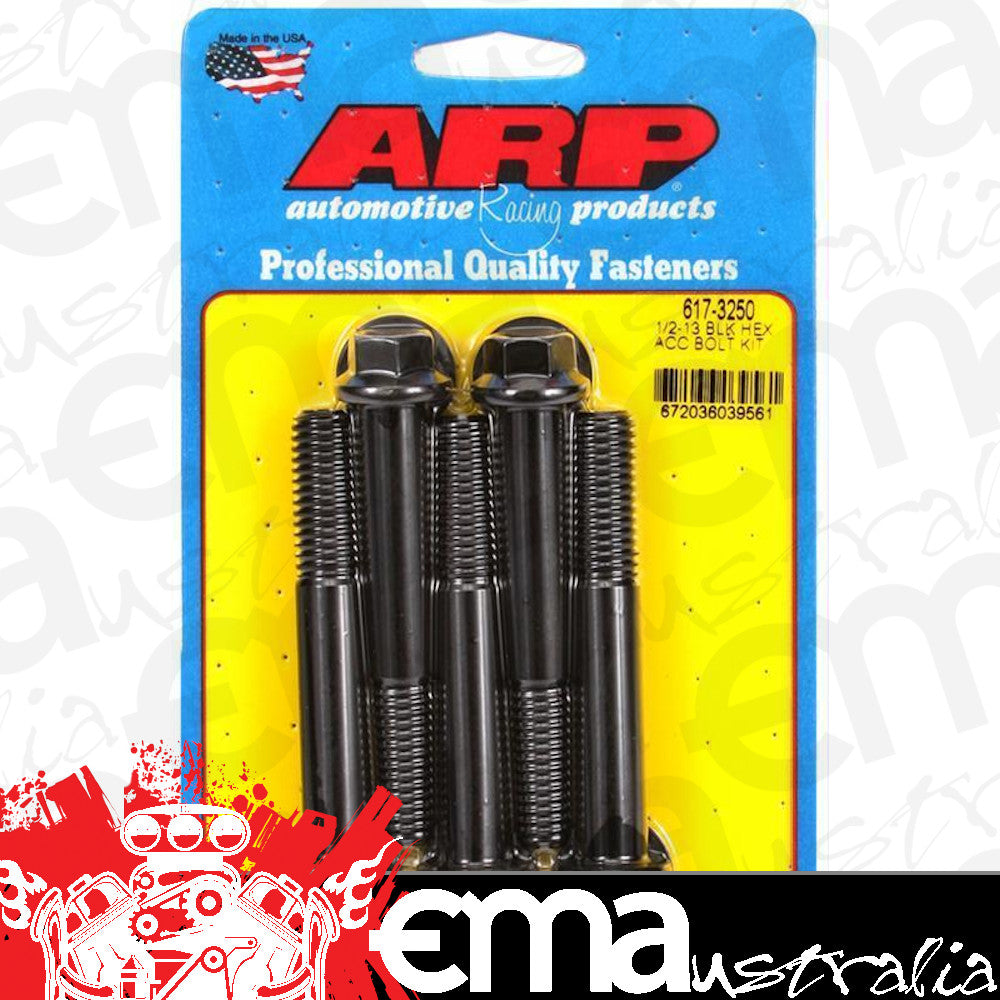 ARP 617-3250 1/2-13 X 3.250 Hex Black Oxide Bolts