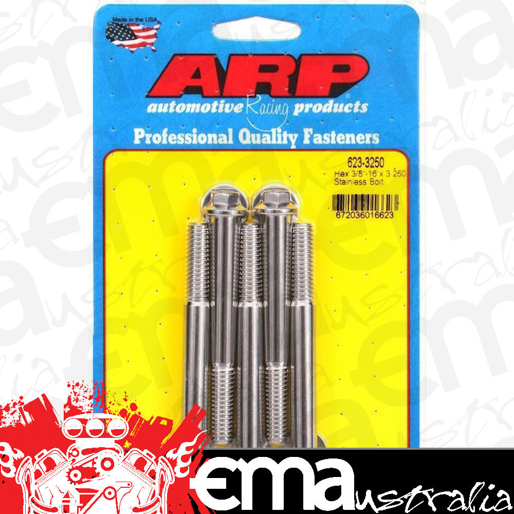 ARP 623-3250 3/8-16 X 3.250 Hex SS Bolts