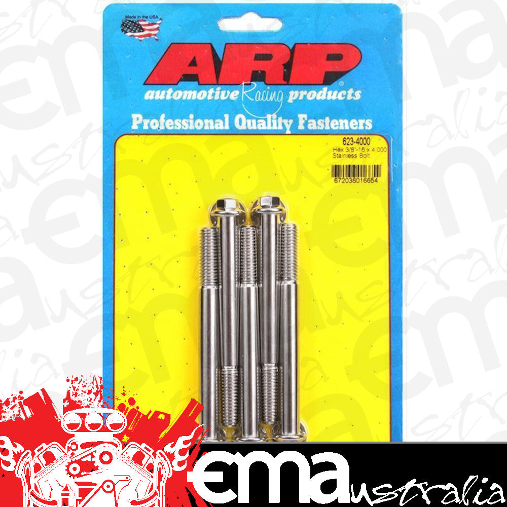 ARP 623-4000 3/8-16 X 4.000 Hex SS Bolts