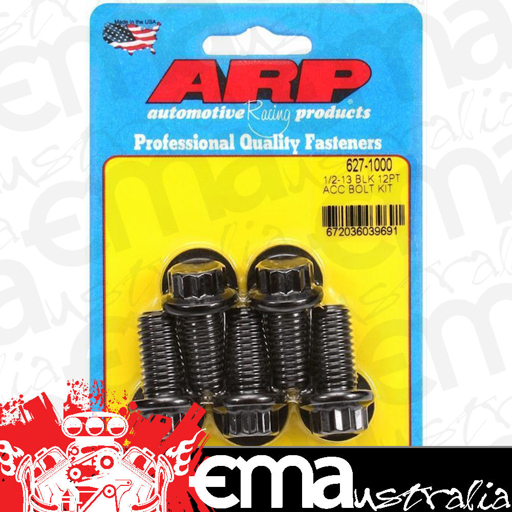 ARP Fasteners ARP627-1000 627-1000 1/2-13 X 1.000 12PT Black Oxide Bolts
