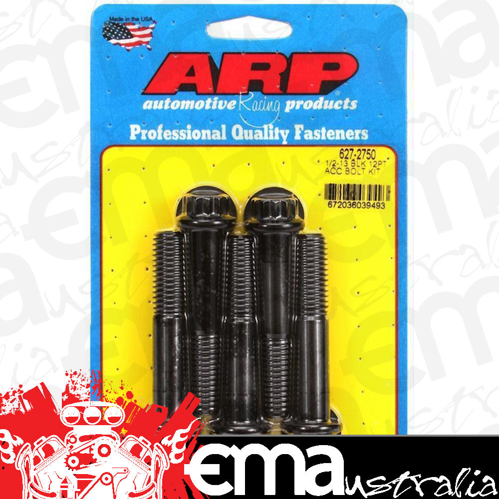 ARP 627-2750 1/2-13 X 2.750 12PT Black Oxide Bolts