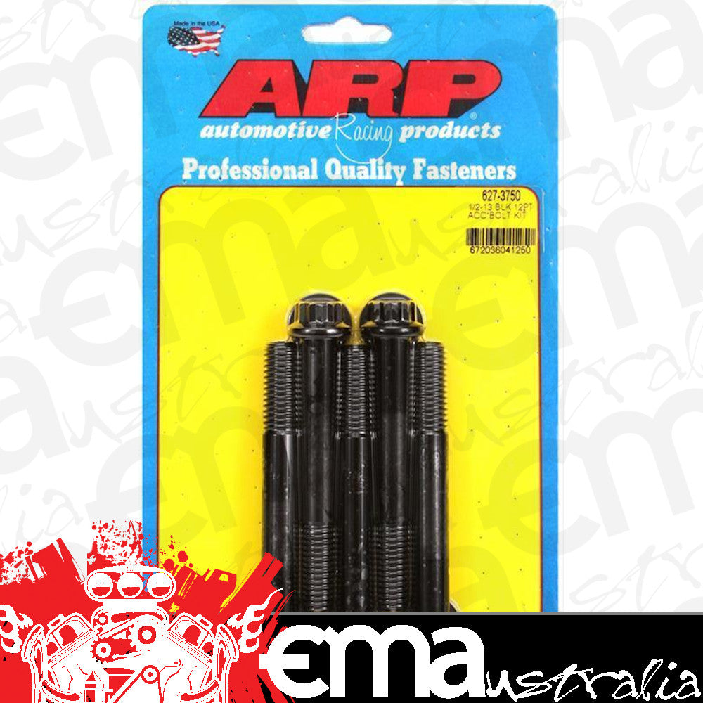 ARP 627-3750 1/2-13 X 3.750 12PT Black Oxide Bolts