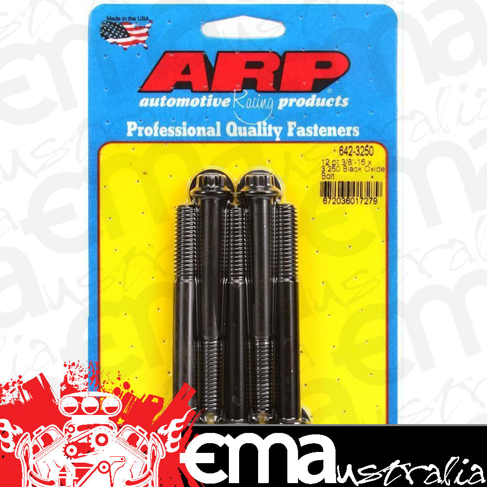 ARP 642-3250 3/8-16 X 3.250 12PT Black Oxide Bolts