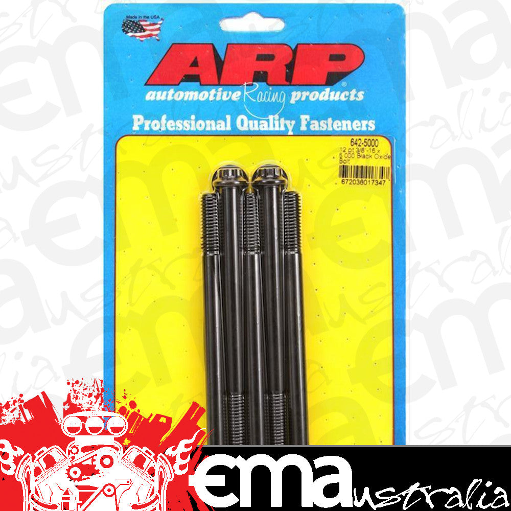 ARP 642-5000 3/8-16 X 5.000 12PT Black Oxide Bolts