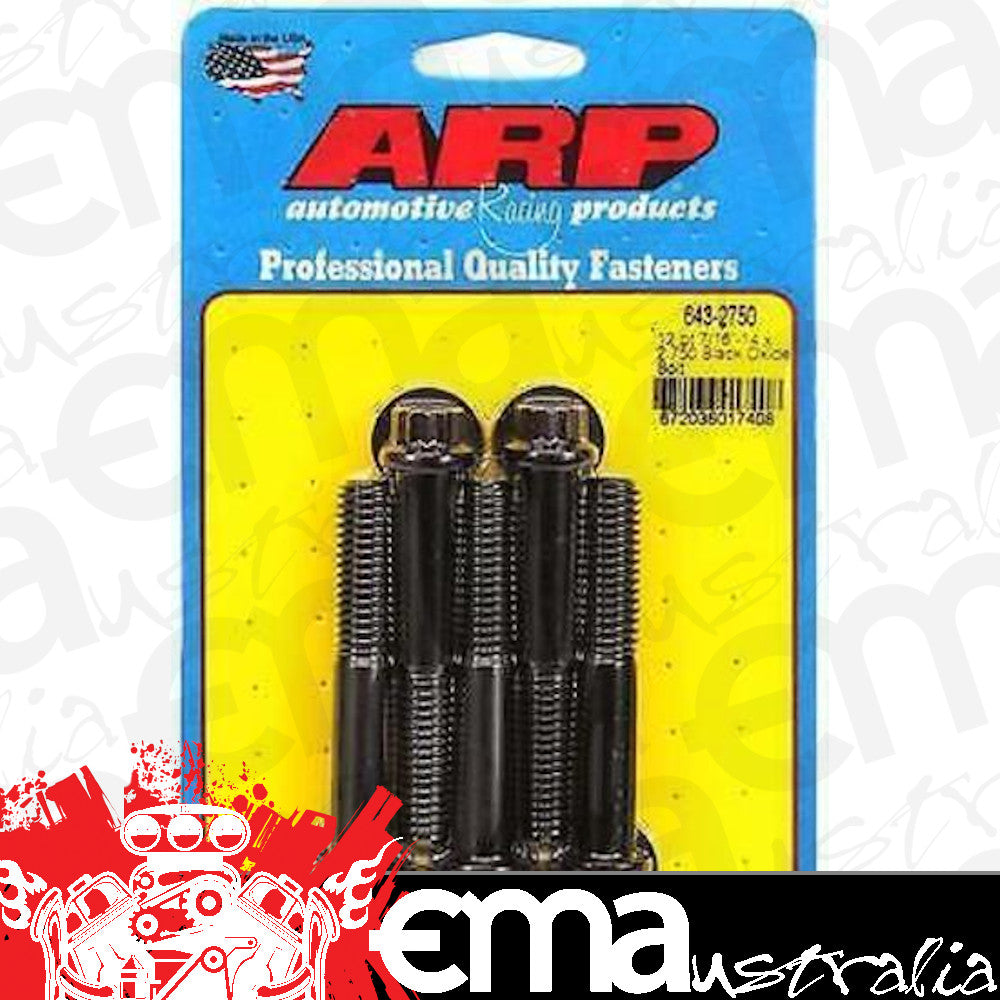 ARP Fasteners ARP643-2750 643-2750 7/16-14 X 2.750 12PT Black Oxide Bolts