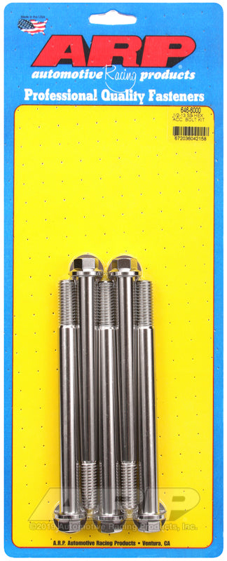 ARP 646-6000 1/2-13 X 6.000 Hex SS Bolts