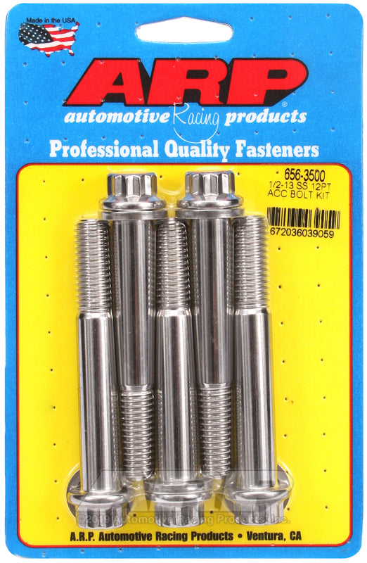 ARP 656-3500 1/2-13 X 3.500 12PT SS Bolts