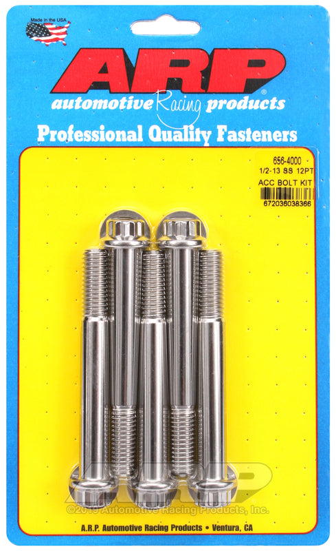 ARP 656-4000 1/2-13 X 4.000 12PT SS Bolts