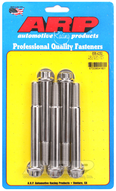 ARP 656-4250 1/2-13 X 4.250 12PT SS Bolts