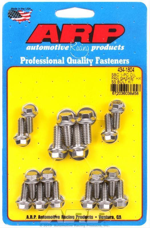 ARP Fasteners 4341802 Chev SB Oil Pan Bolts Hex Head Stainless Steel