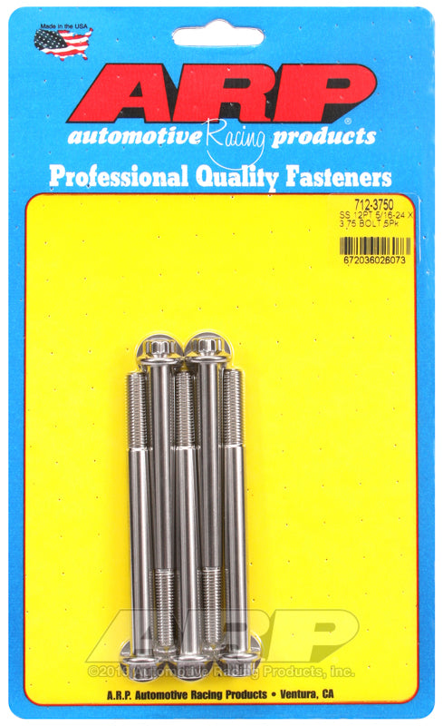 ARP 712-3750 5/16-24 X 3.750 12PT SS Bolts