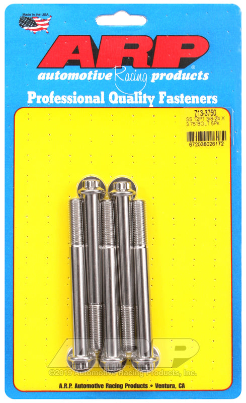 ARP Fasteners ARP713-3750 713-3750 3/8-24 X 3.750 12PT SS Bolts