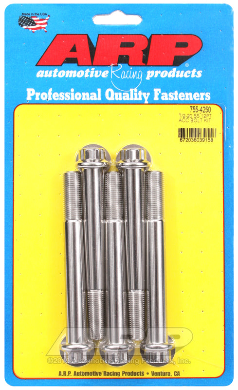 ARP 755-4250 1/2-20 X 4.250 12PT SS Bolts