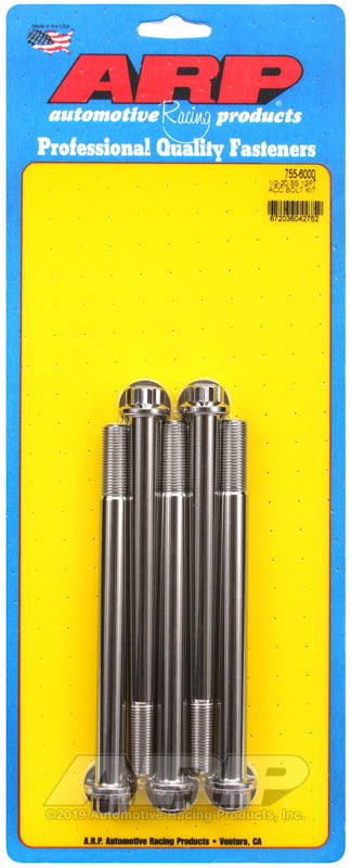 ARP 755-6000 1/2-20 X 6.000 12PT SS Bolts