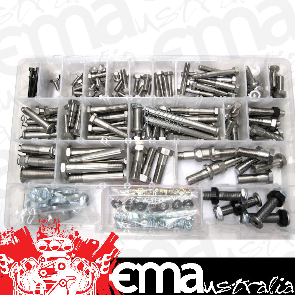 Astro Titanium AST-A-1113 Titanium Bolt Kit suit J&J Chassis Through Bolt Style 331 Piece