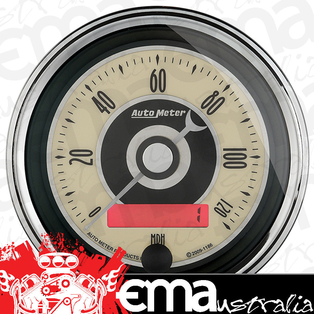 AutoMeter 1187 3-3/8" SPEEDOMETER, 0-120 MPH, CRUISER AD