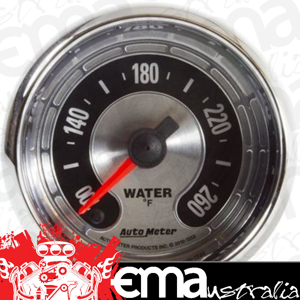 AutoMeter 1255 2-1/16" WATER TEMPERATURE, 100-260 F, AMERICAN MUSCLE