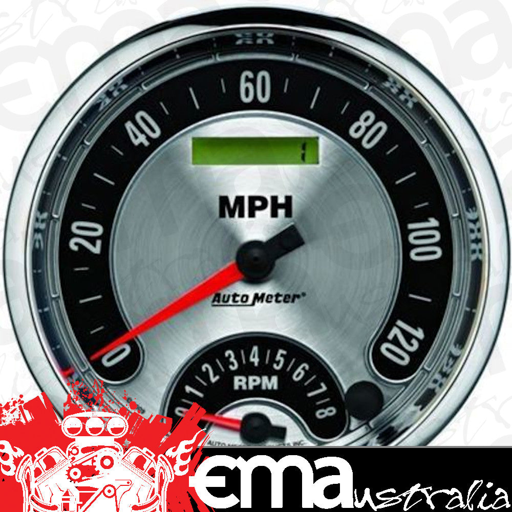 AutoMeter AU1295 American Muscle Speedometer/Tachometer 120 MPH 8000 RPM 5 In
